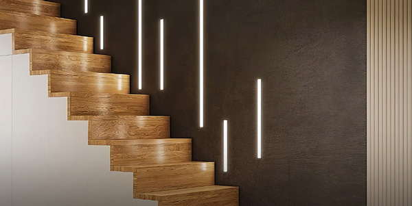 LUMI FLOW iluminação LED por medida para escadas