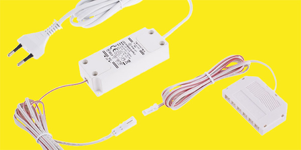 Sistema de alimentação para LEDs de 7W com distribuidor
